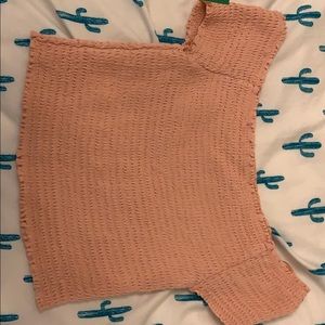 Stretchy fitted crop top